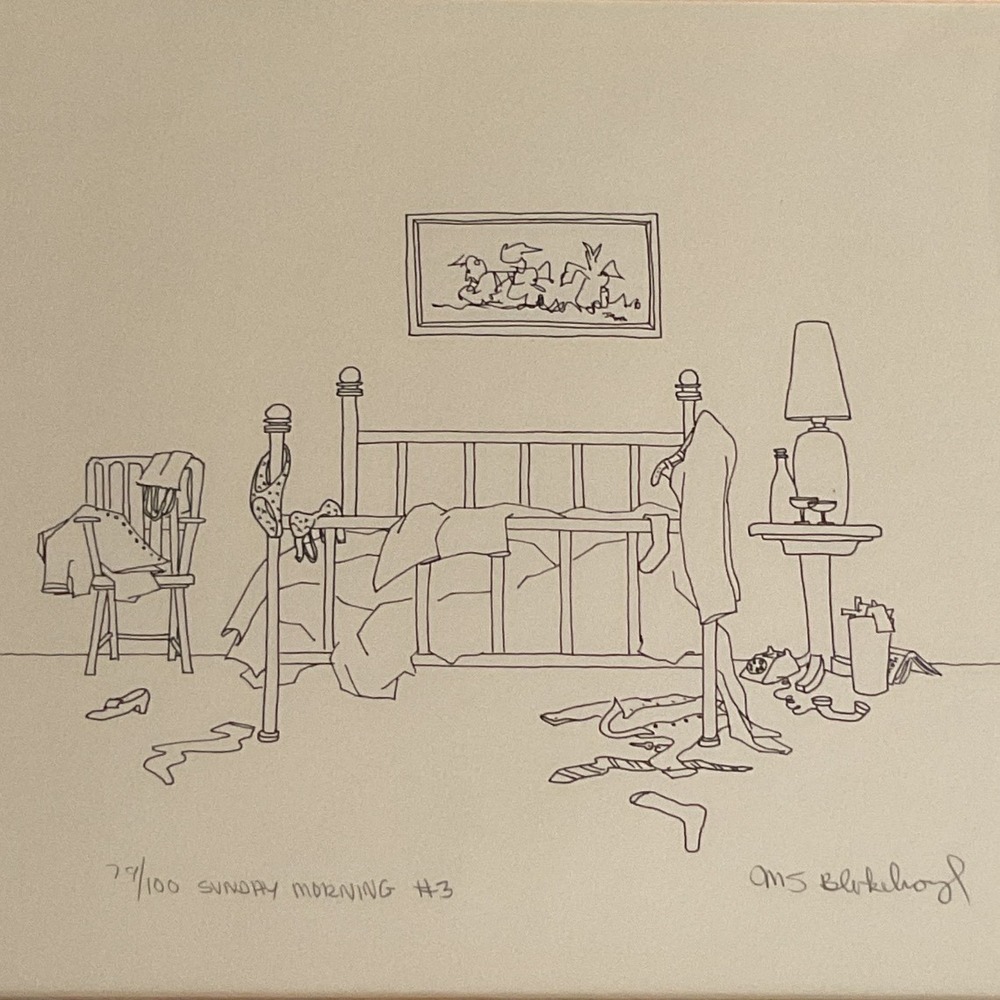 MJ Blakebrough Signed Framed Art Print Sunday Morning 3 Limited Edition 79/100